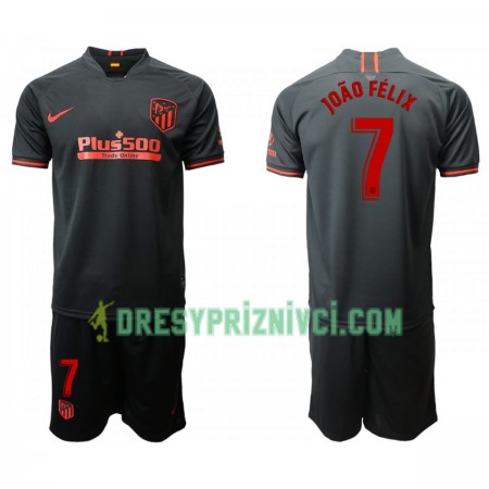 Fotbalový Komplet Atlético Madrid João Félix 7 Dětské Venkovní 2019-2020 Krátký Rukáv (+ trenýrky)